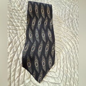 VTG Robert Talbott Best of Class Black Silk Tie Jacobson’s Hand Sewn